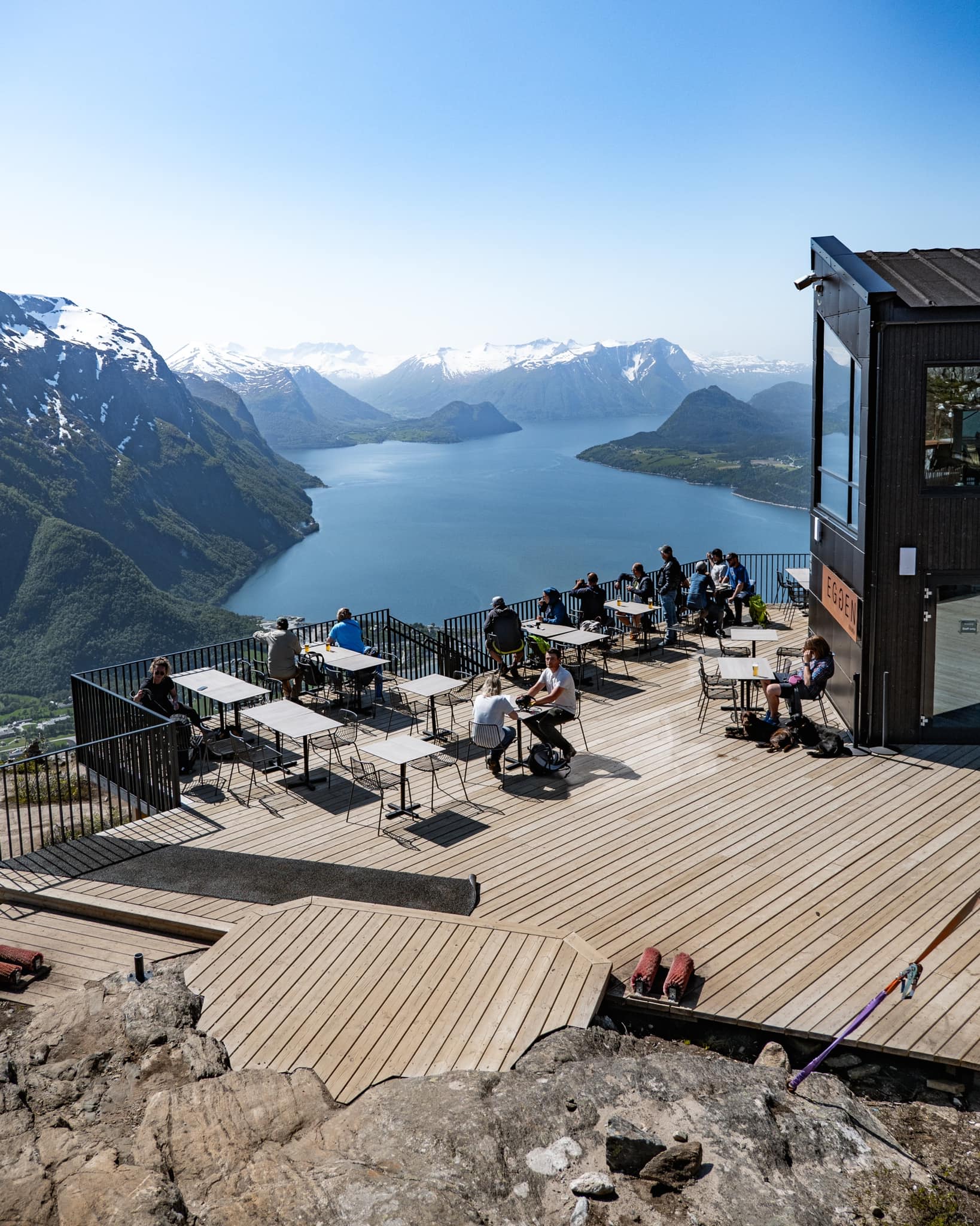 Eggen restaurant i Romsdal, Norge