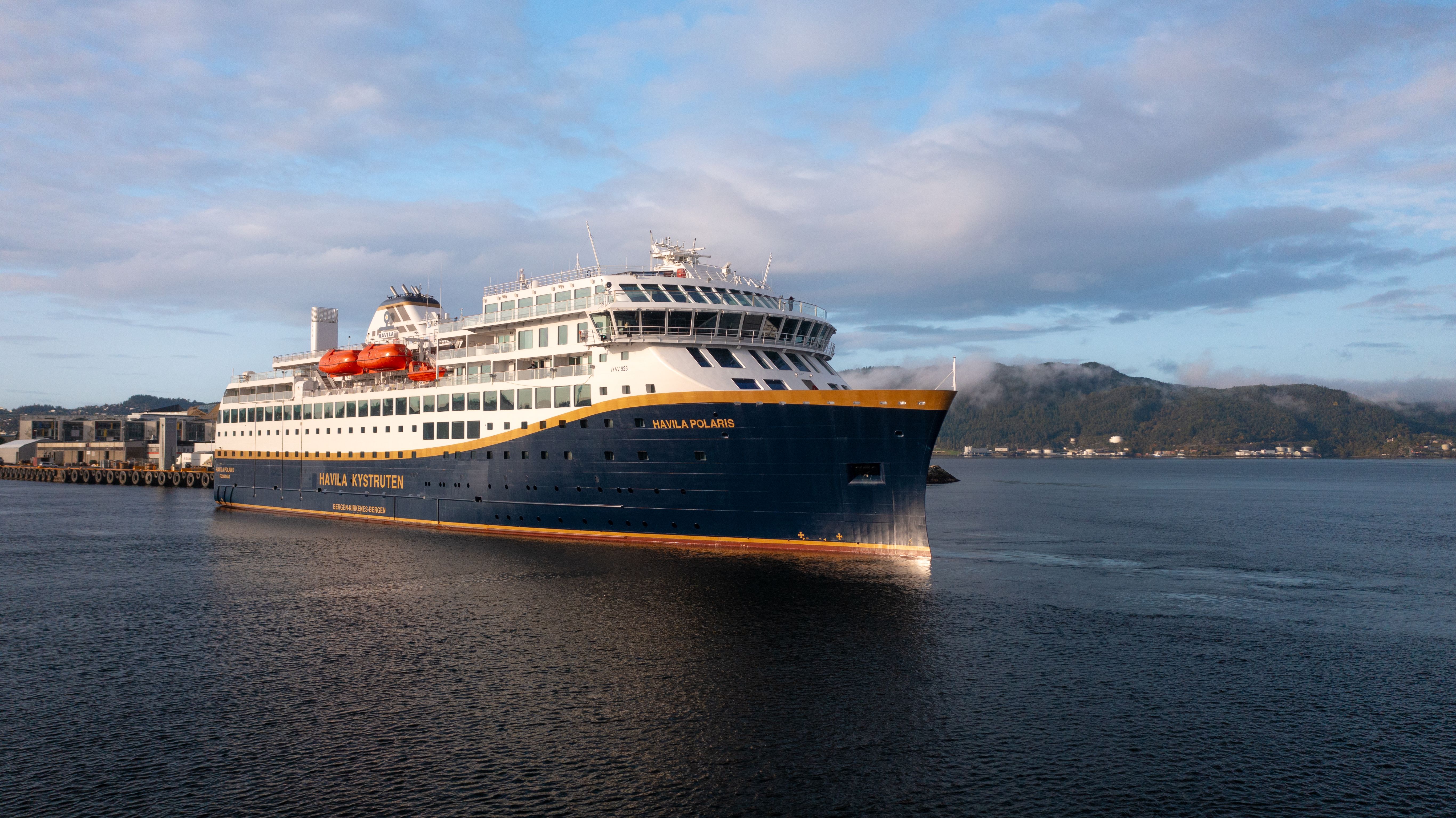 Havila ship at sea