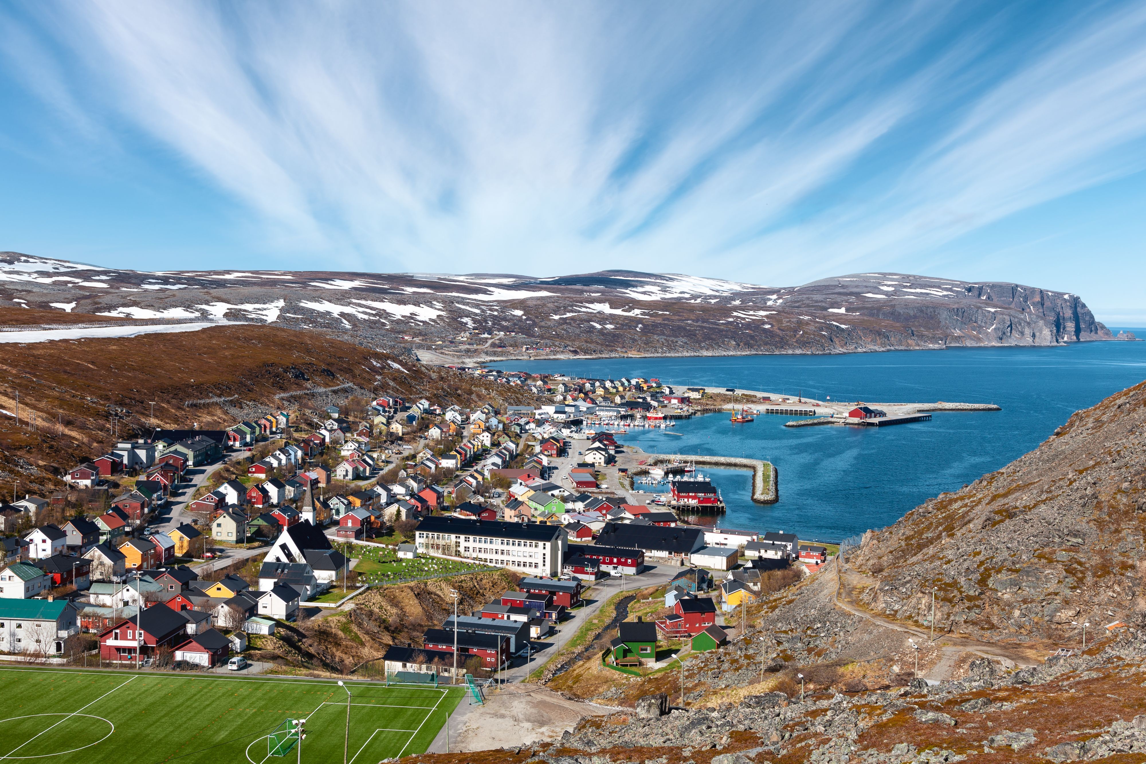 Landschaft von Kjøllefjord, Nordnorwegen