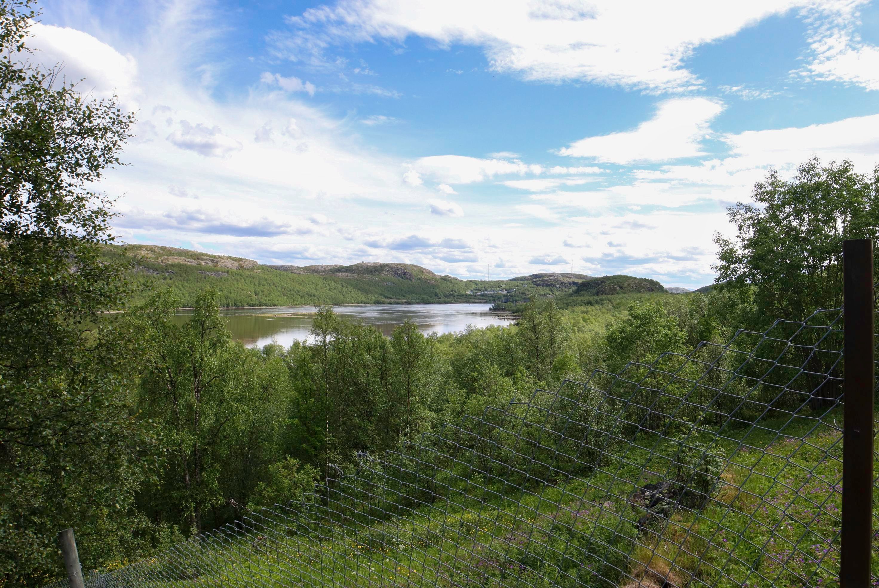View across the Pasvik Valley near the Russian border in Kirkenes, Northern Norway.