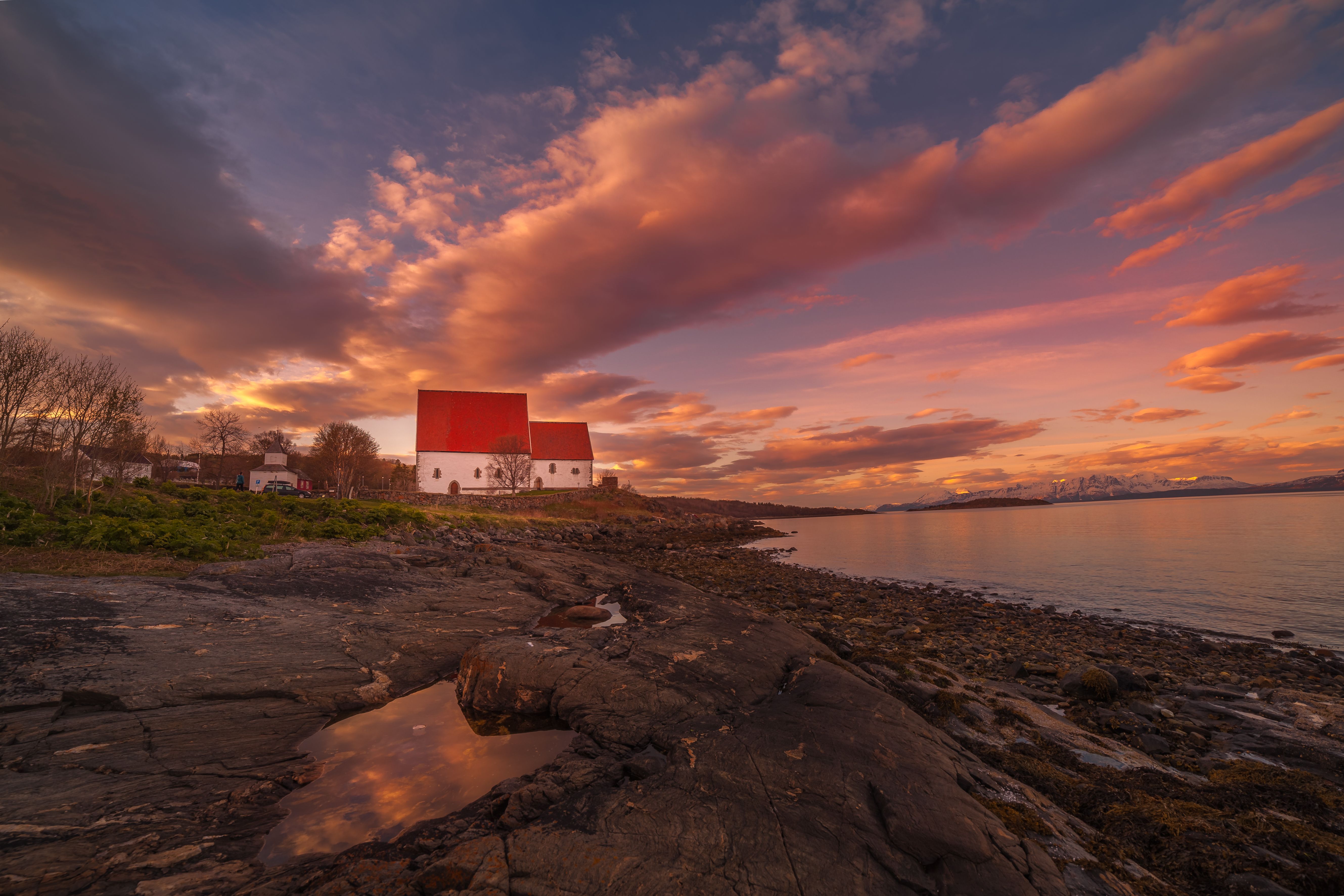 Trondenes kyrka i Harstad, Norge