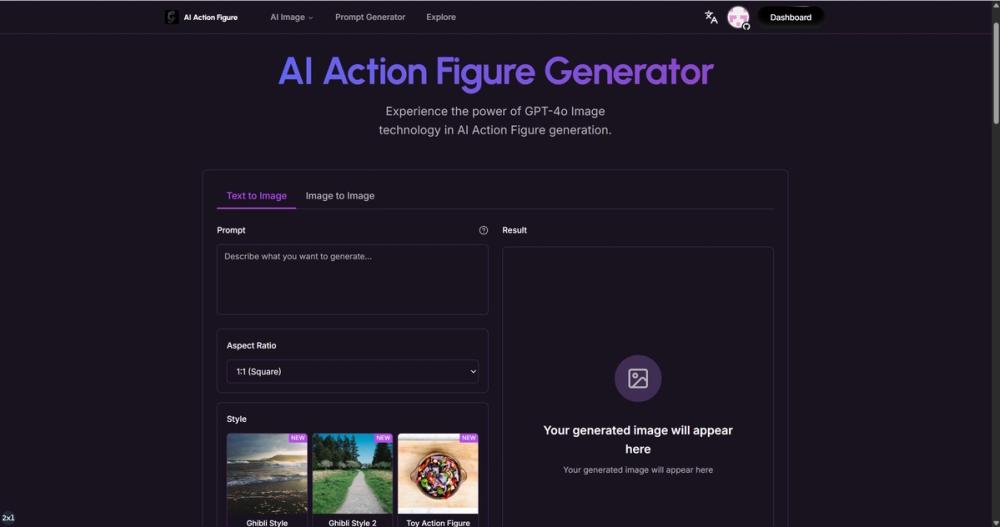 image of AI Action Figure Generator