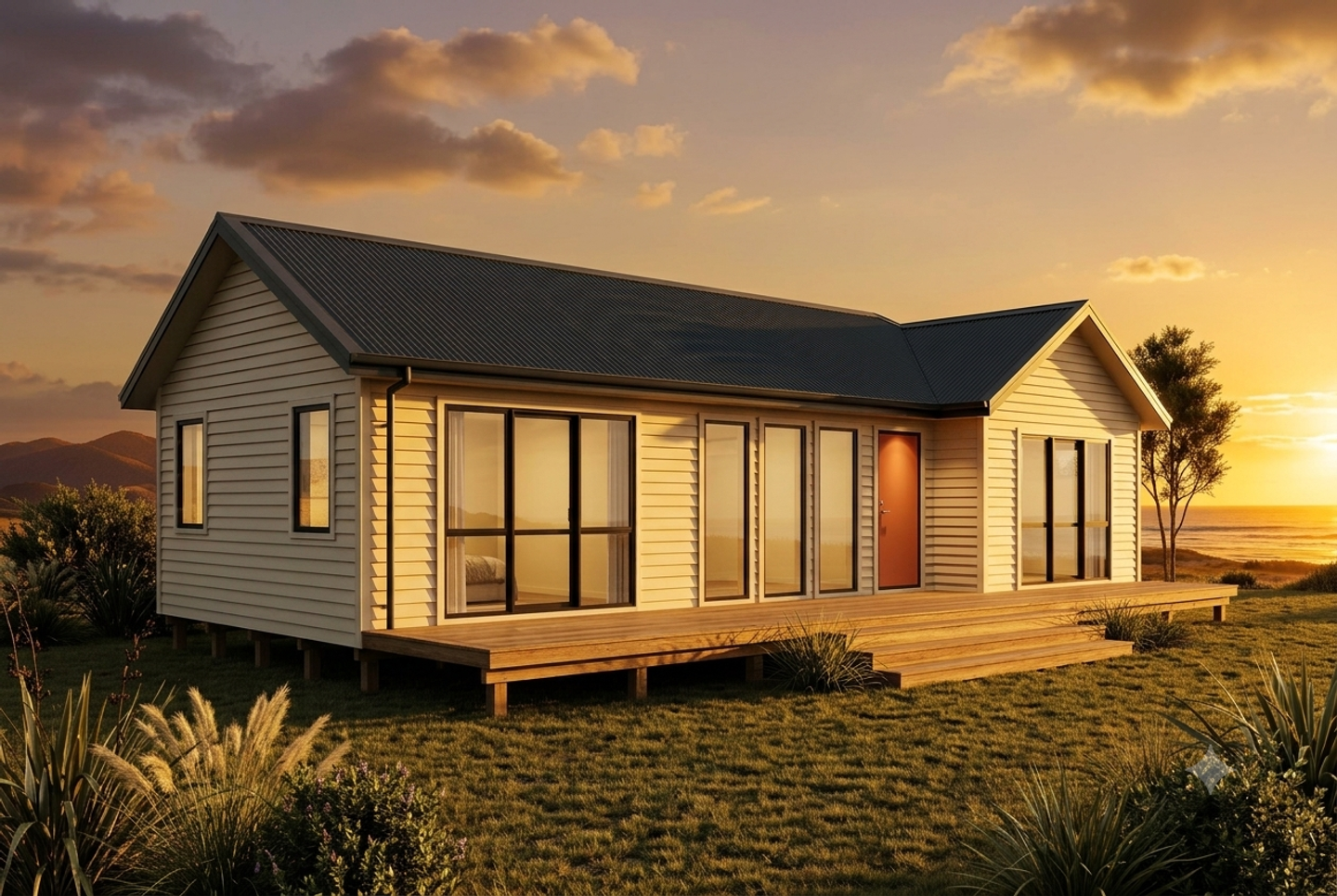 Representative compact granny flat used to explain site checks in Flat Bush