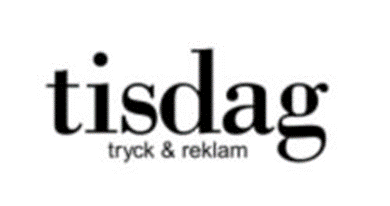 Tisdag tryck och reklam, logga