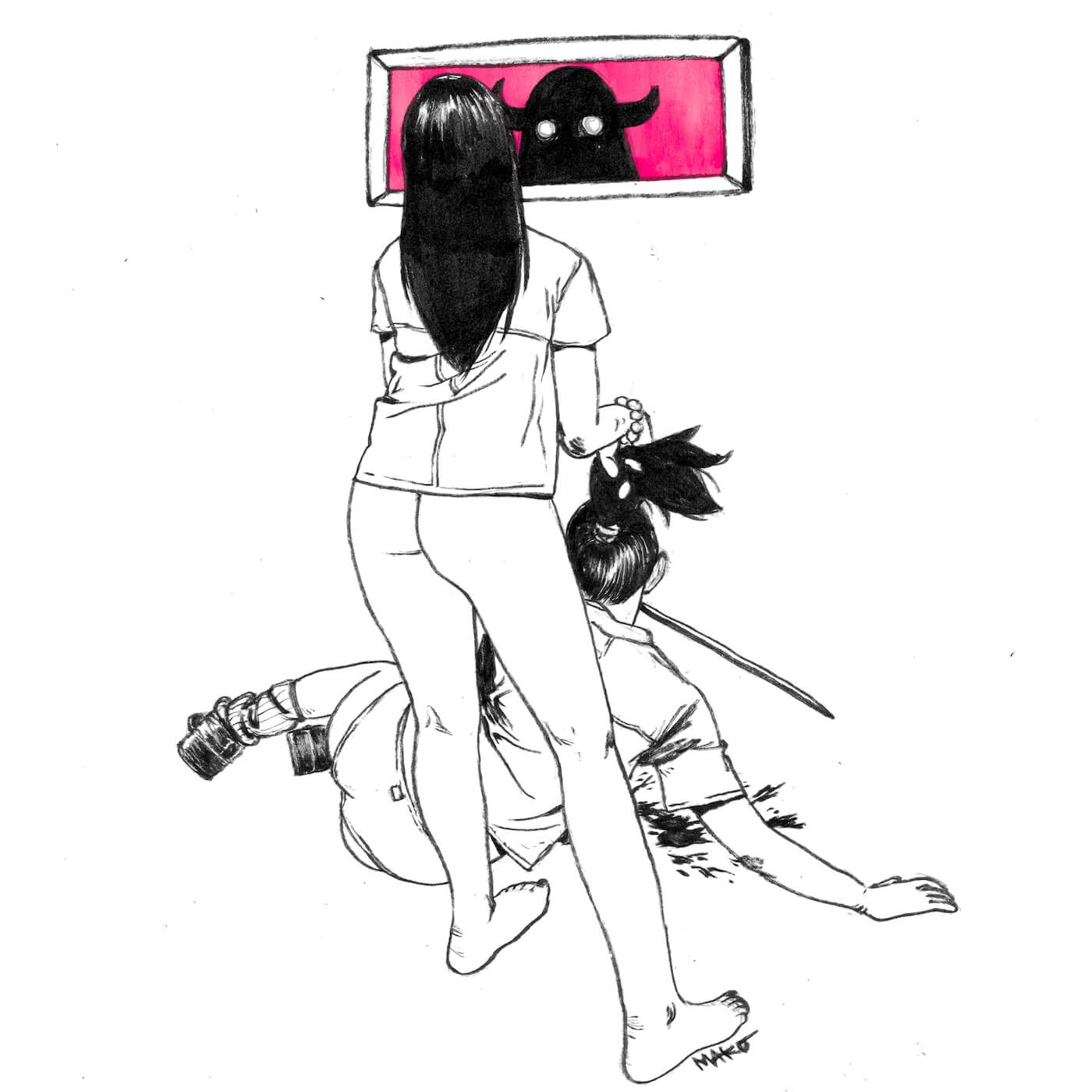 Violence by Grimes, i_o