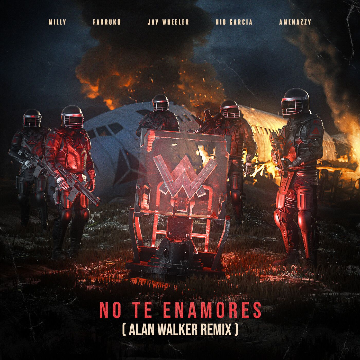 No Te Enamores (Alan Walker Remix) by Milly, Jay Wheeler, Farruko, Nio Garcia, Amenazzy