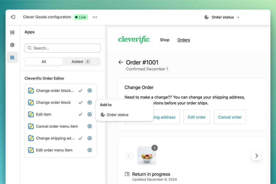 Elevate Your Customer Experience with Cleverific + Shopify Customer Account Extensions