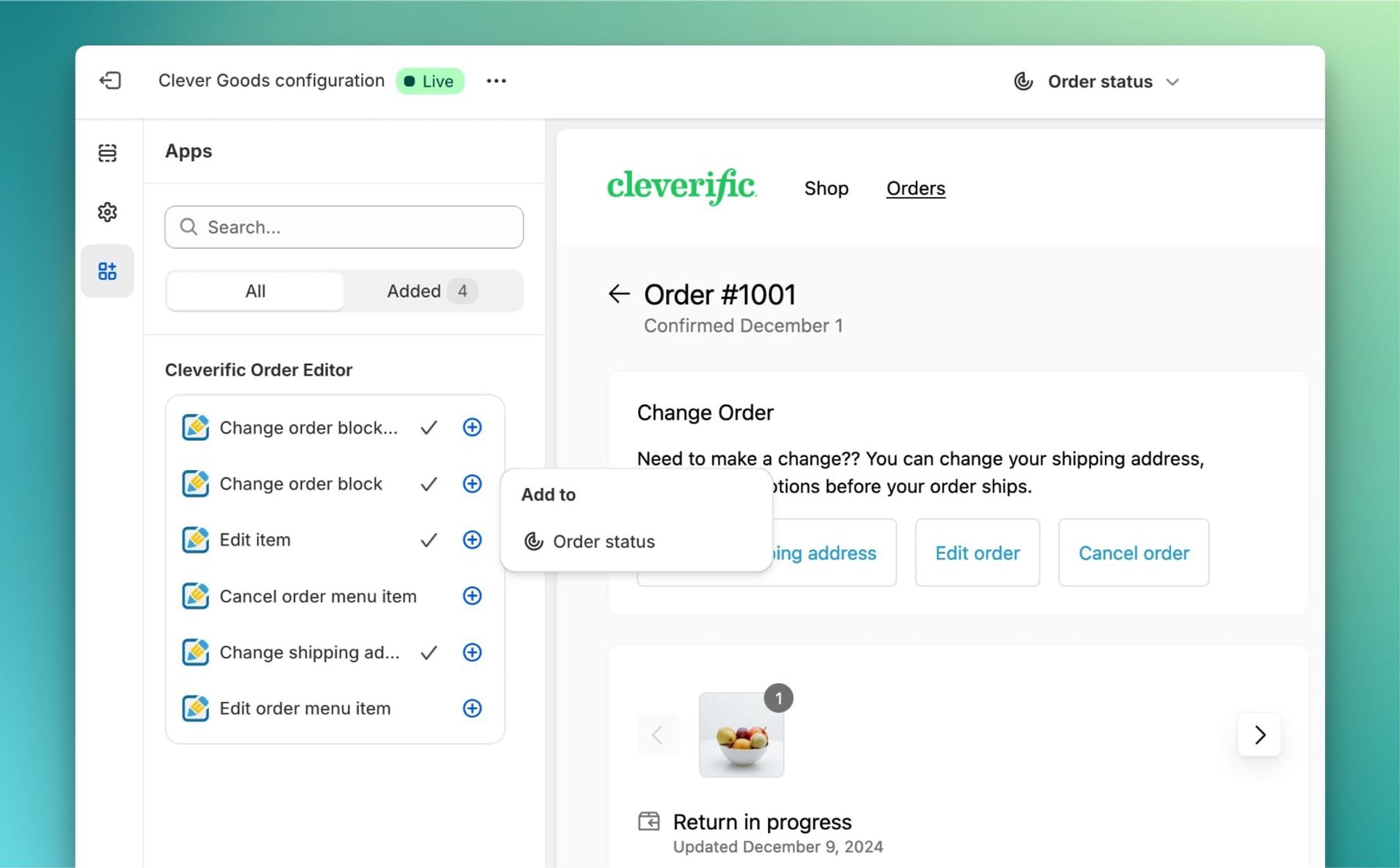 Elevate Your Customer Experience with Cleverific + Shopify Customer Account Extensions