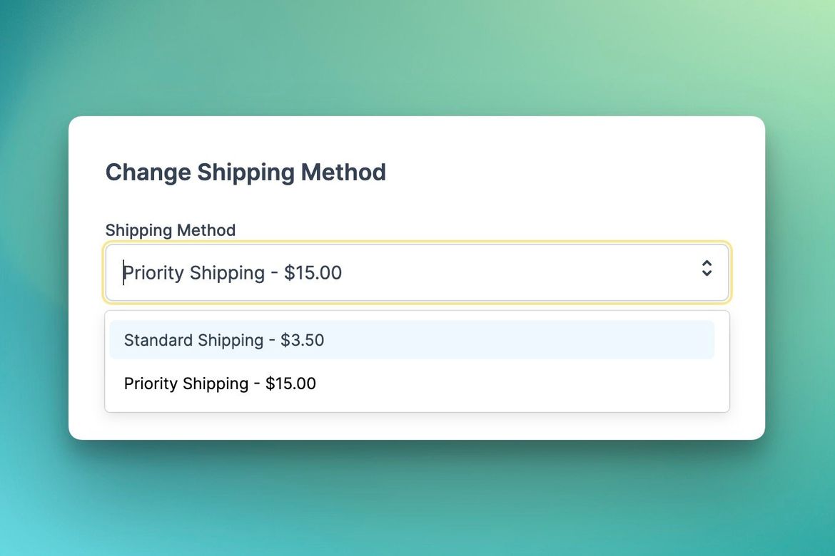 How to quickly change the shipping method on your Shopify orders