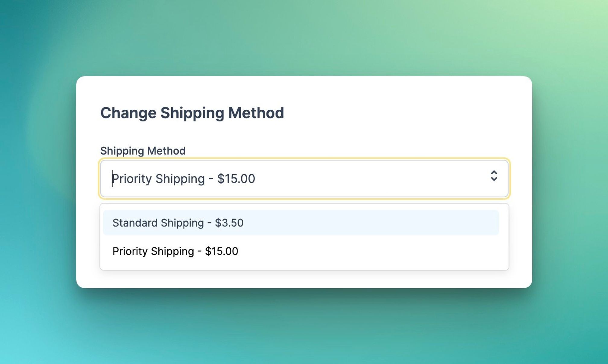 How to quickly change the shipping method on your Shopify orders