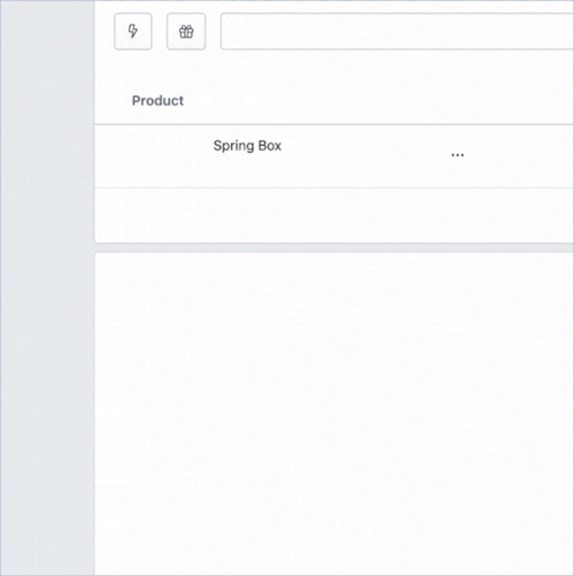 Product Shortcuts gif