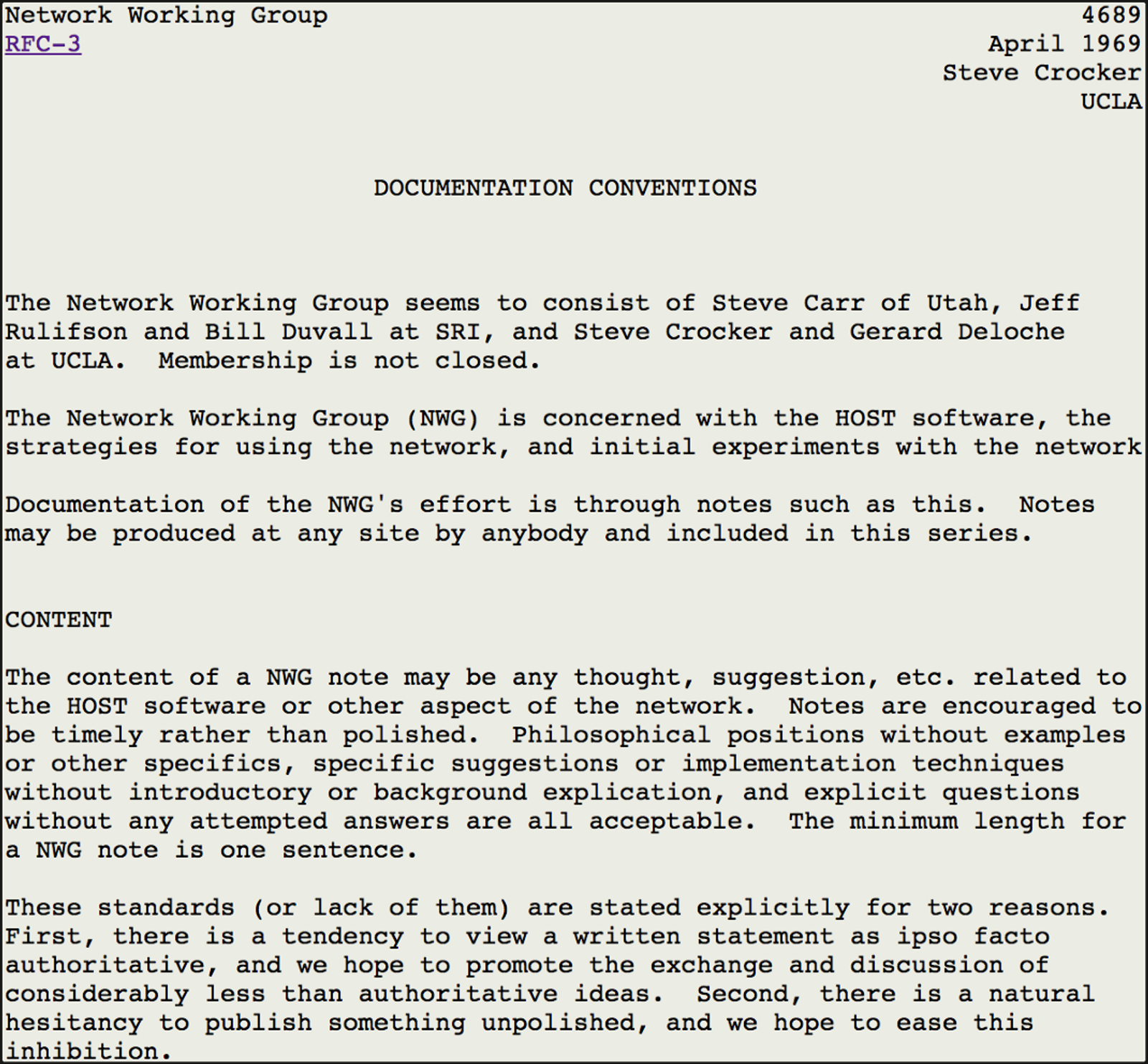 RFCs FTW