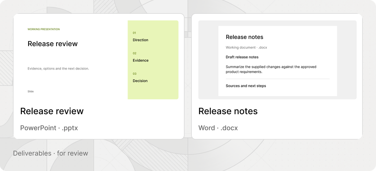 Release notes and a dependency review presentation.