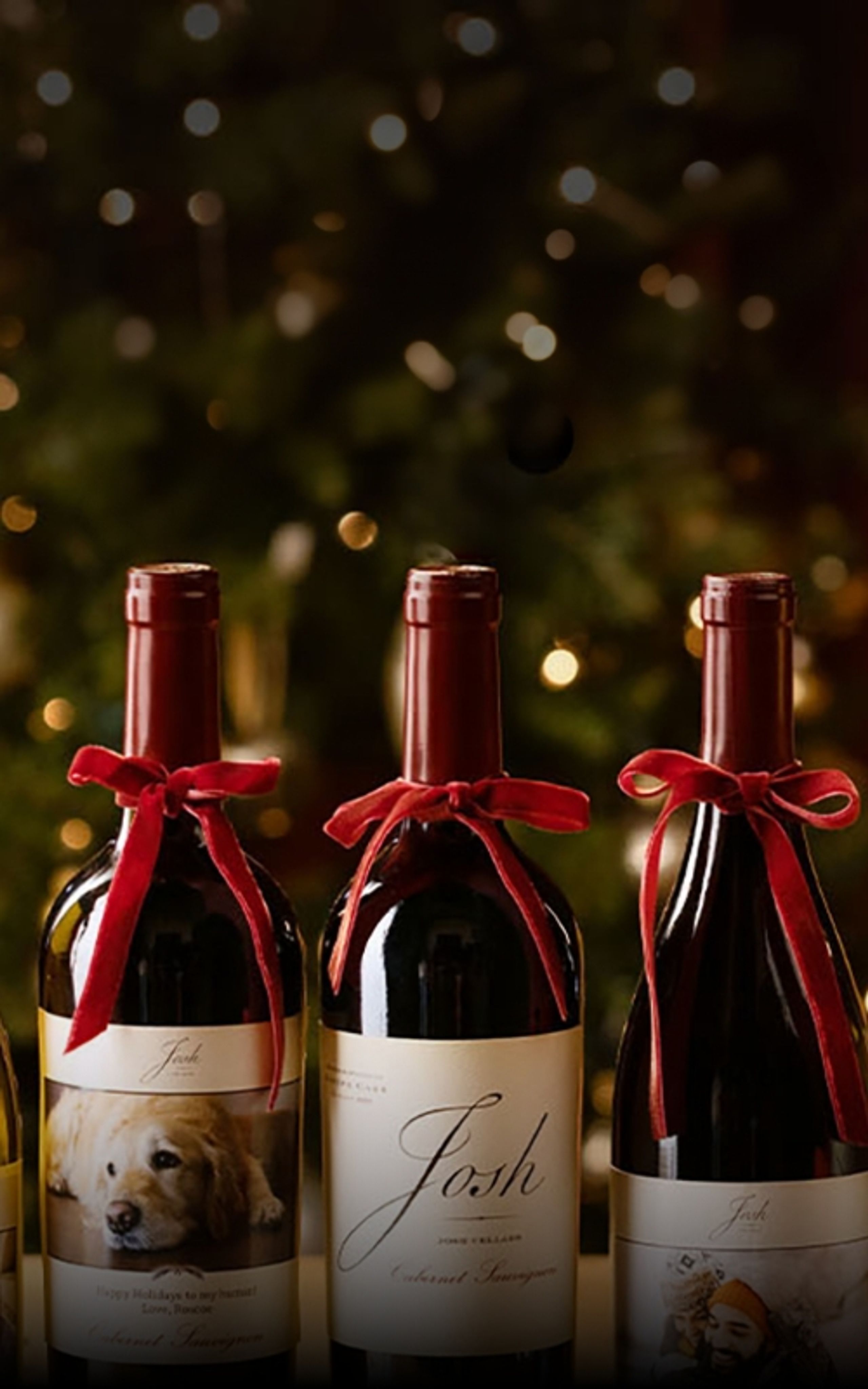 Josh Cellars custom bottle label