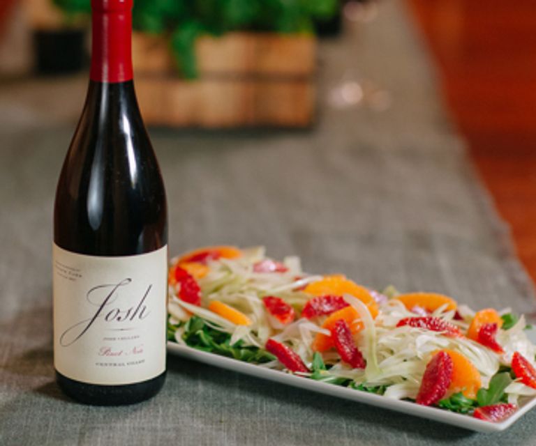 Josh Cellars Pinot Noir with Fennel