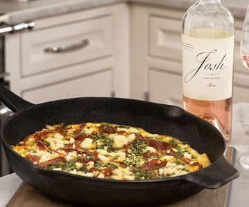 Josh Cellars Frittata with Rose