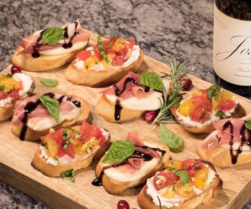 Prosciutto Mozzarella Crostini & Bruschetta | Josh Cellars
