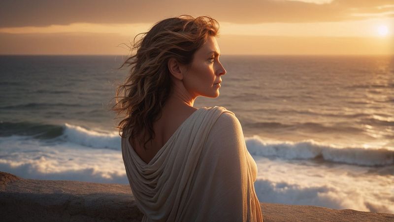 Athena At Sunset