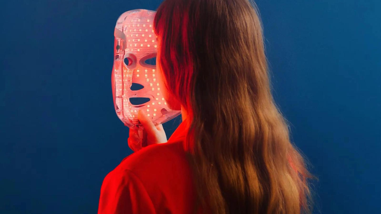 Red-Light LED facial treatment at Blue Medical Spa