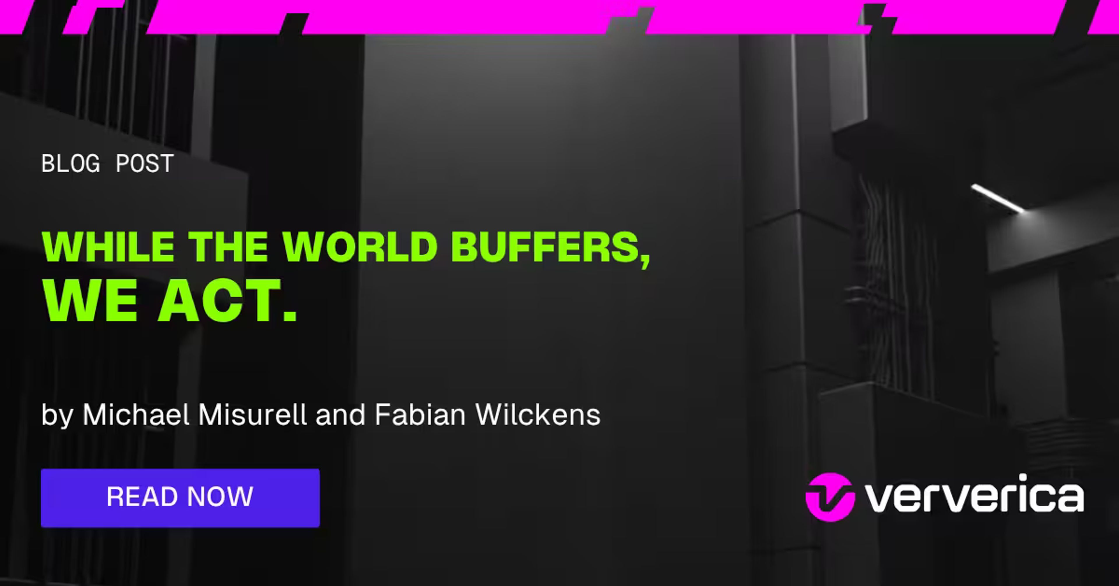 While the World Buffers, We Act.