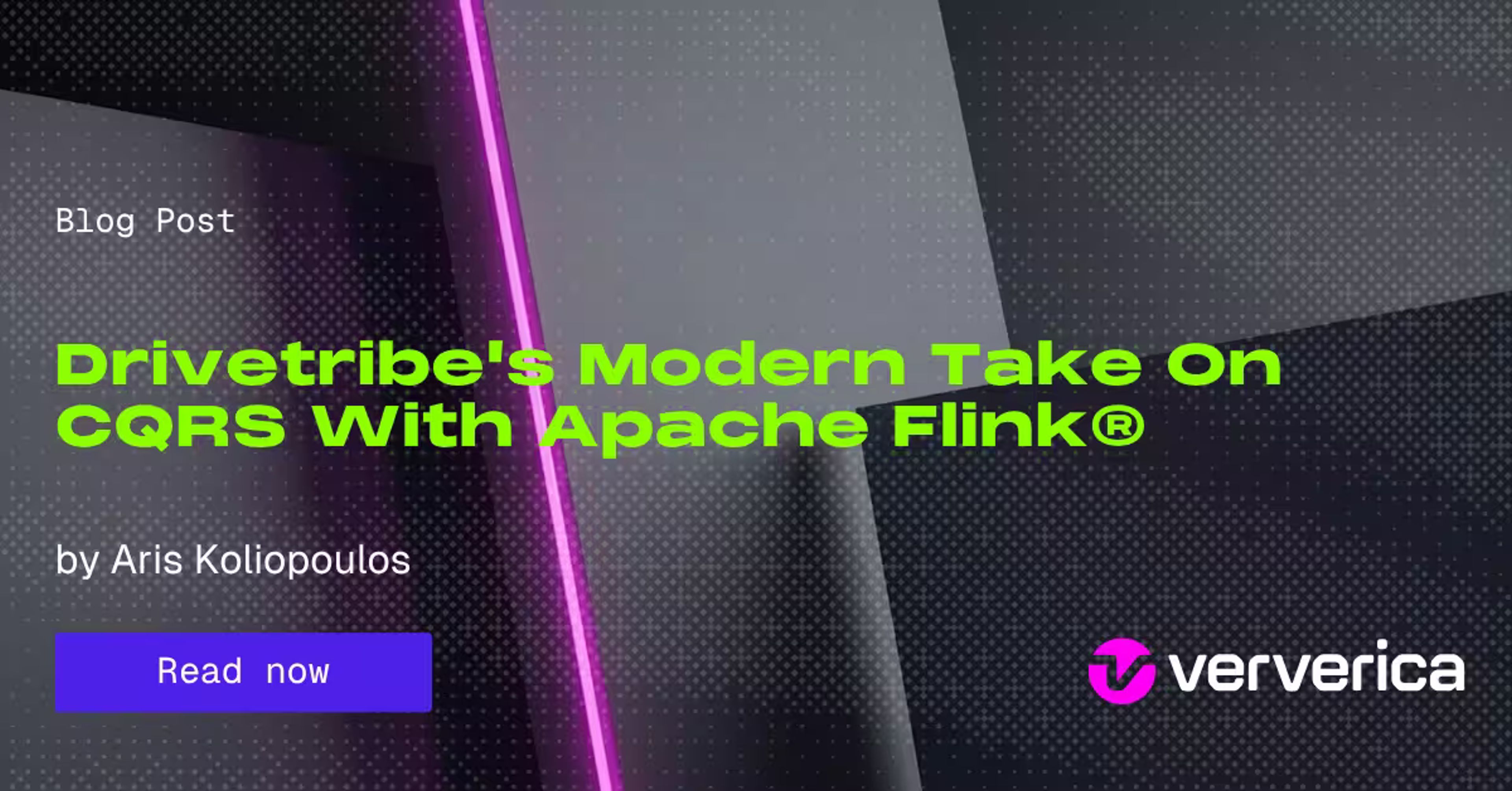 Drivetribe's Modern Take On CQRS With Apache Flink®