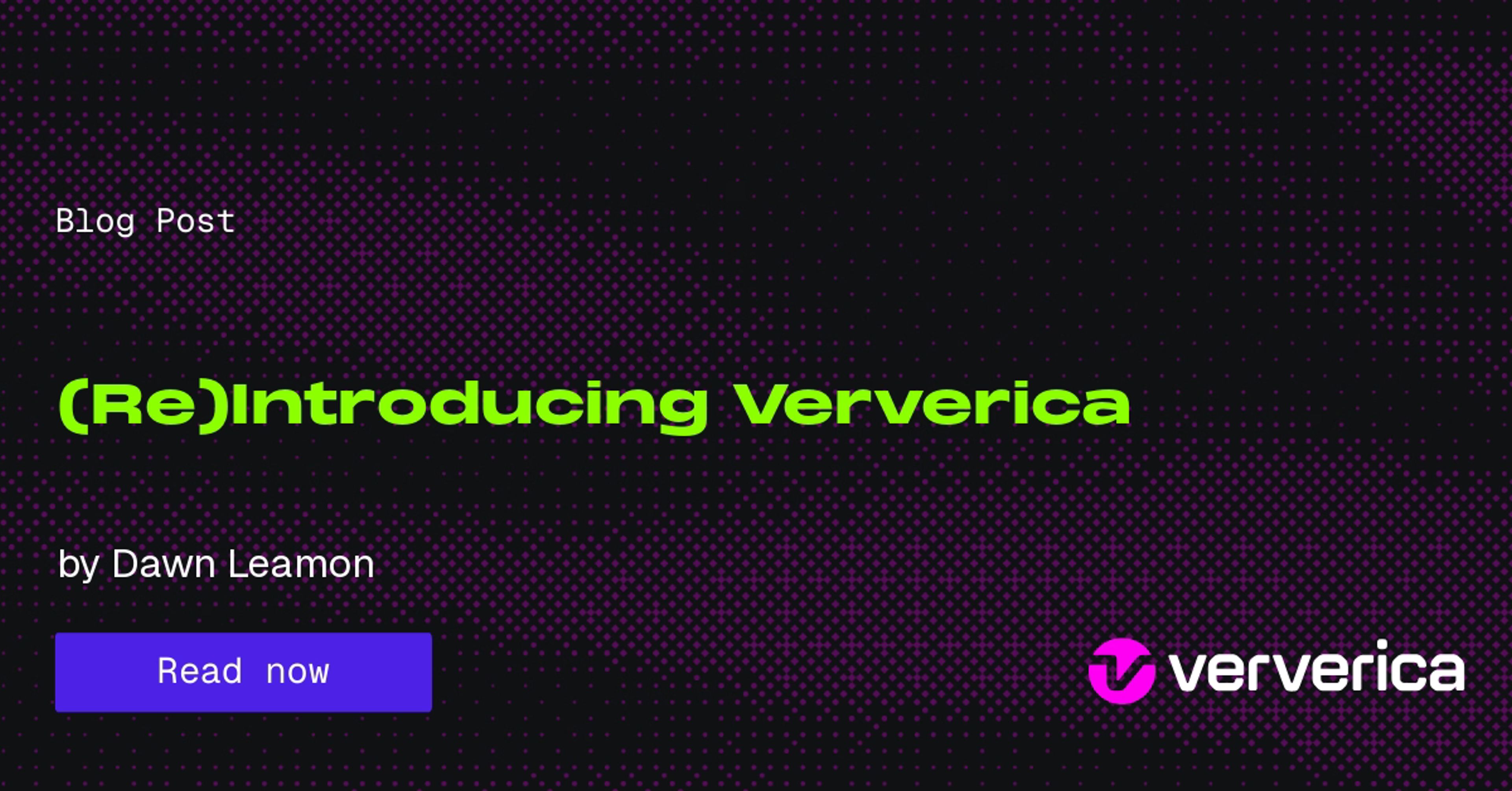 (Re)Introducing Ververica