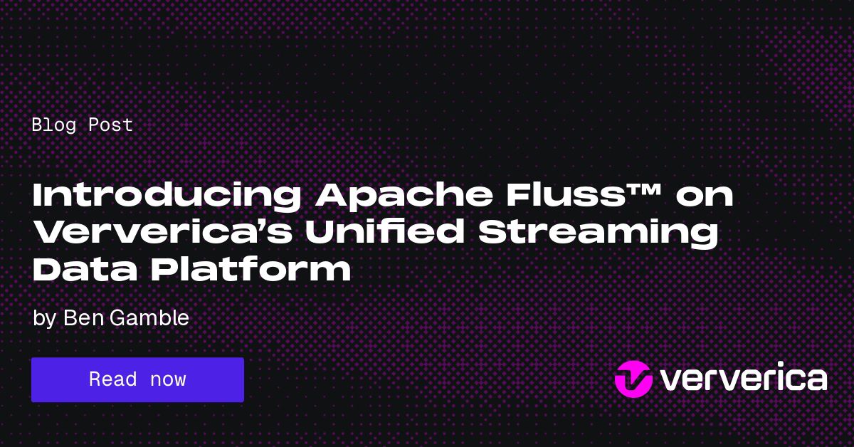 Introducing Apache Fluss™ on Ververica’s Unified Streaming Data Platform