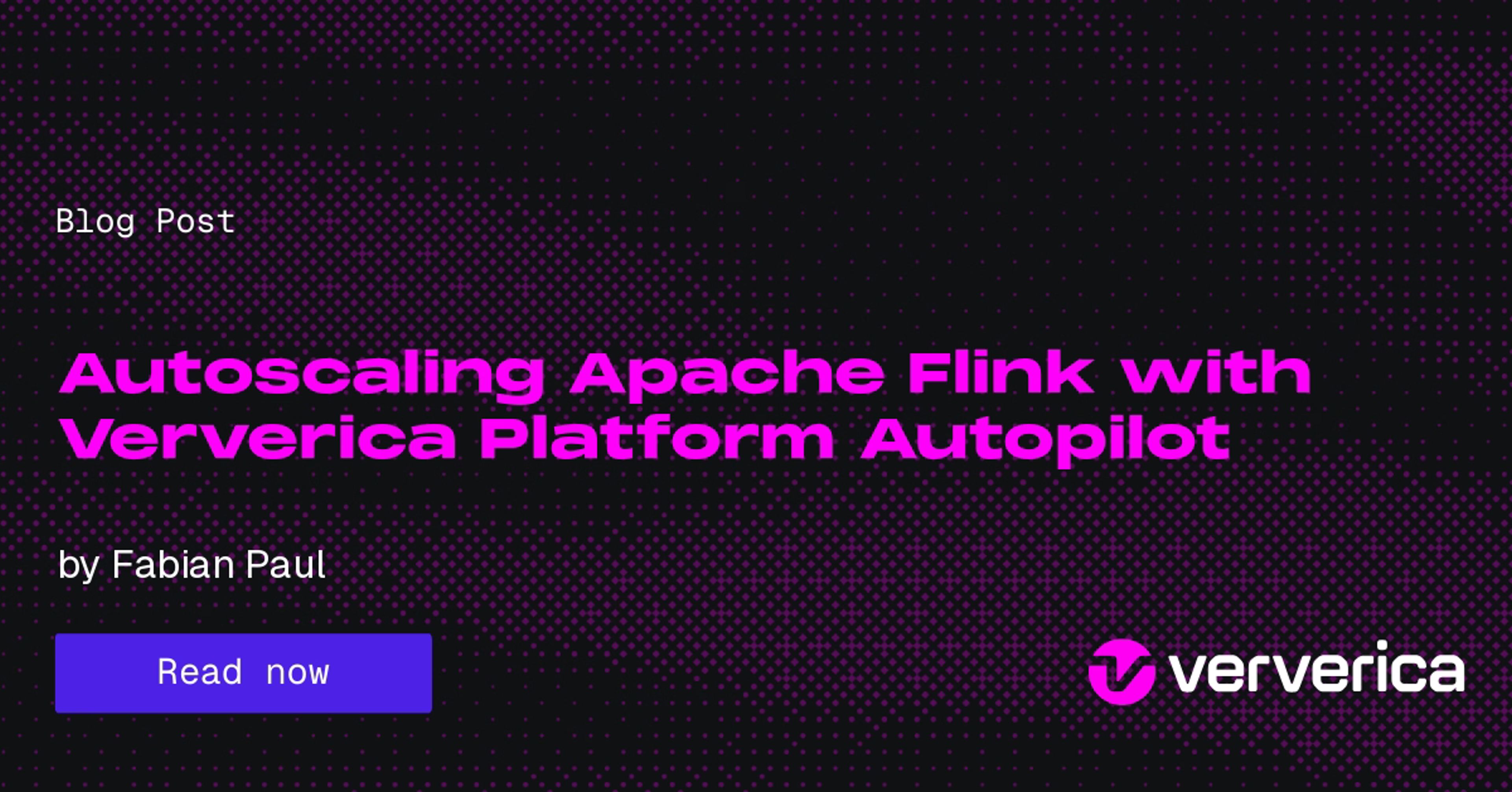 Autoscaling Apache Flink with Ververica Platform Autopilot