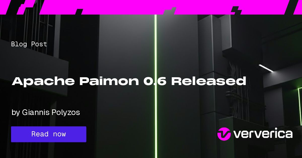 Apache Paimon 0.6 Released