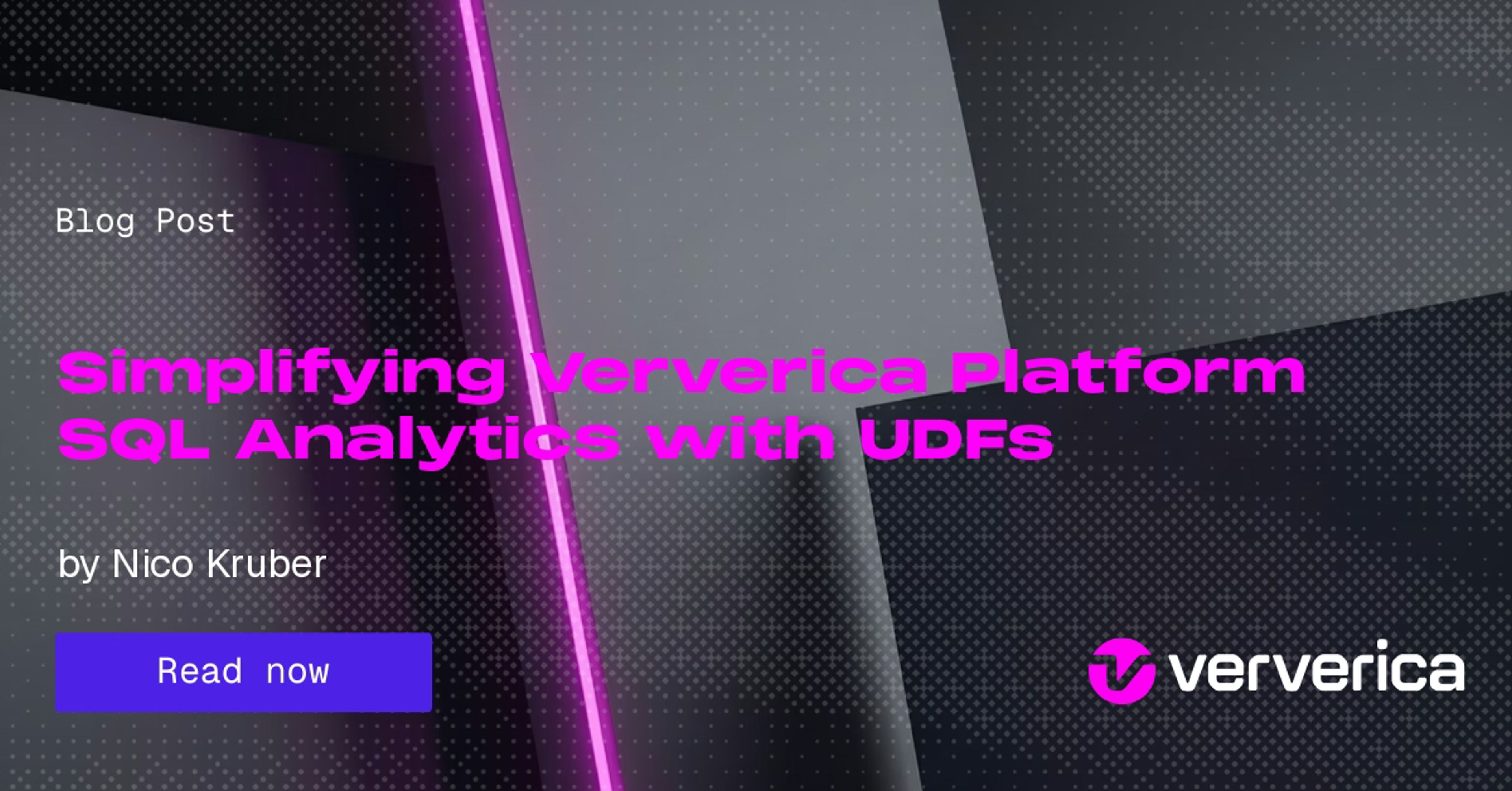 Simplifying Ververica Platform SQL Analytics with UDFs