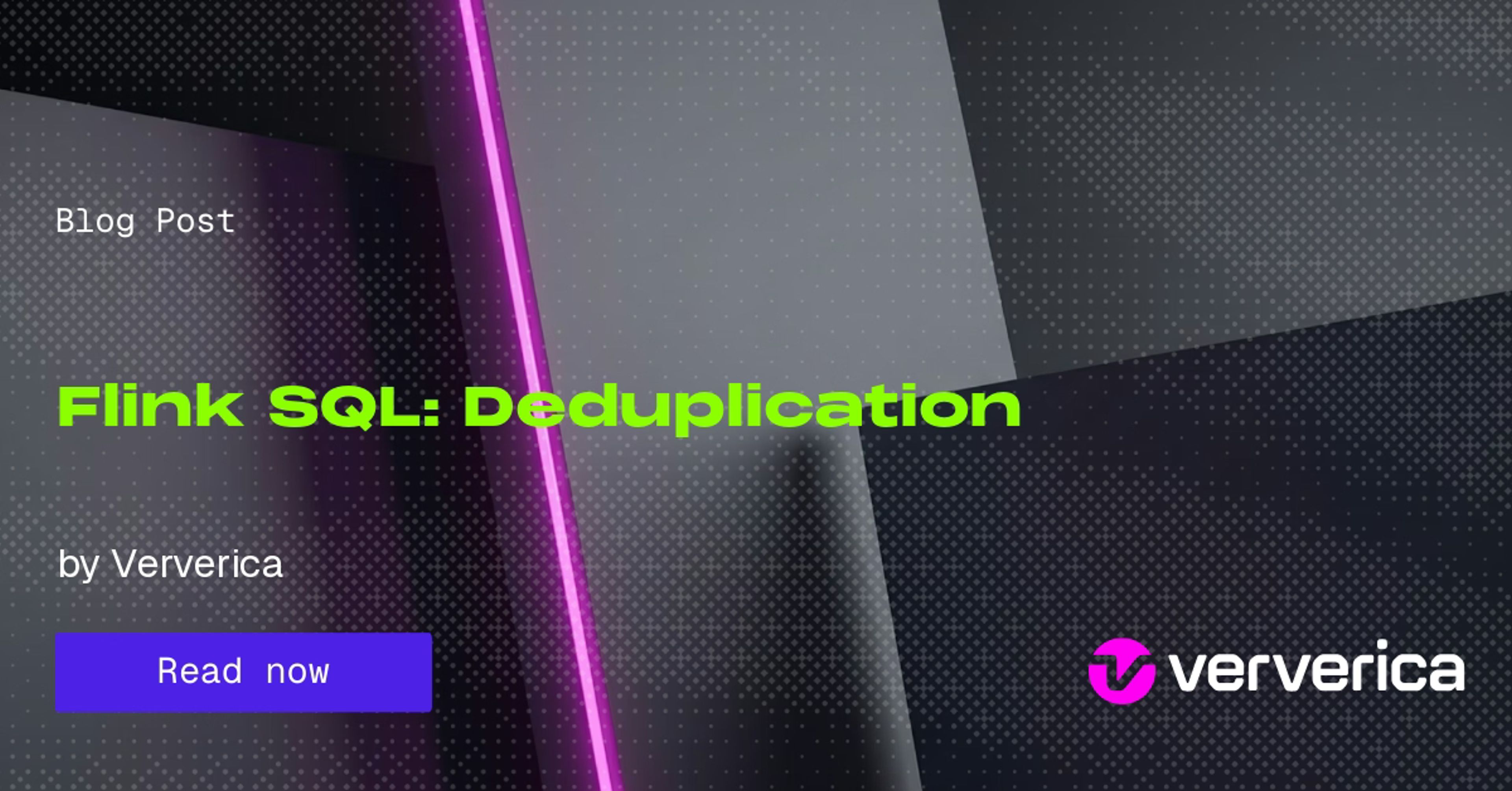 Flink SQL: Deduplication
