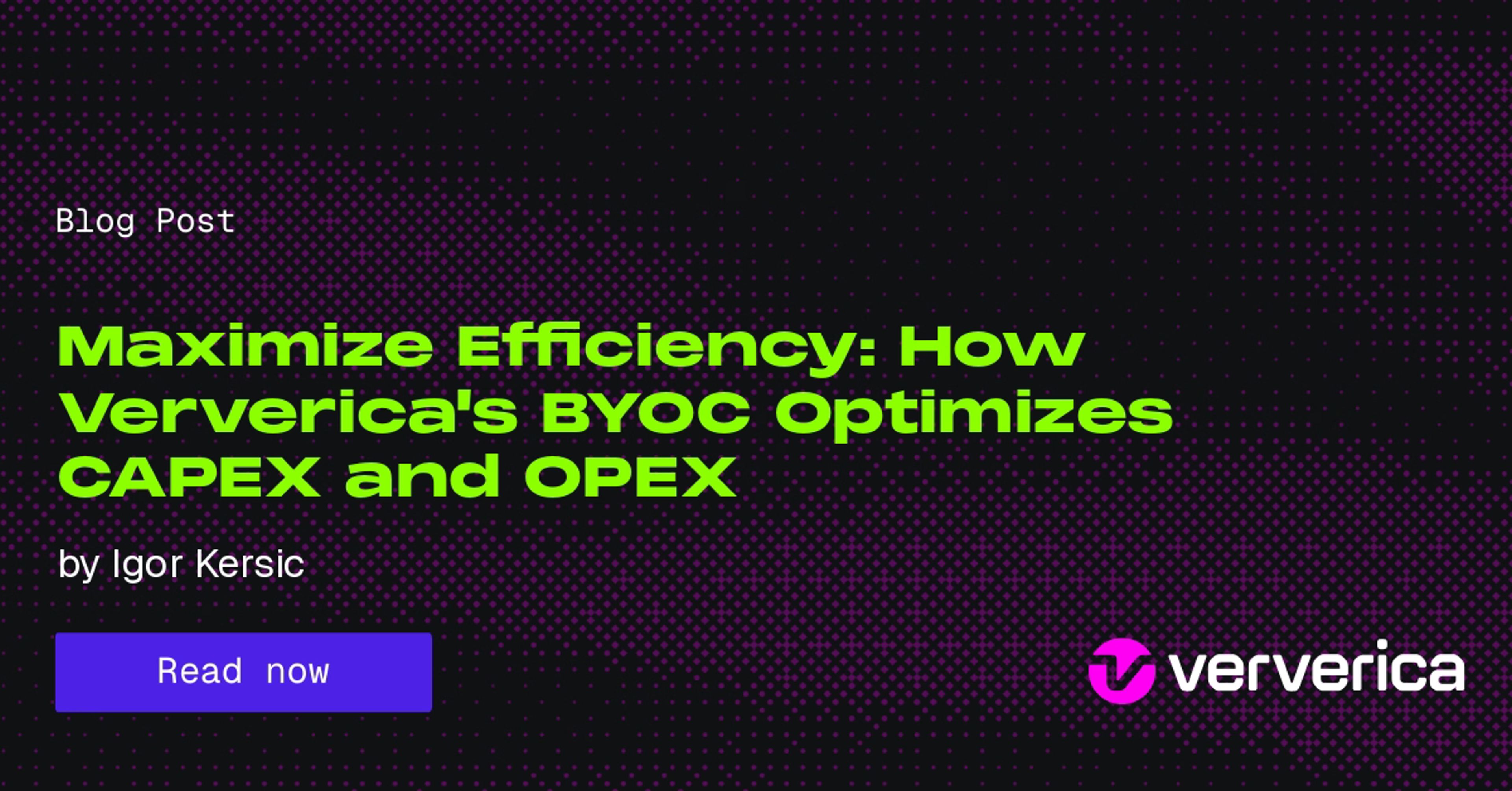 Maximize Efficiency: How Ververica's BYOC Deployment Optimizes CAPEX and OPEX