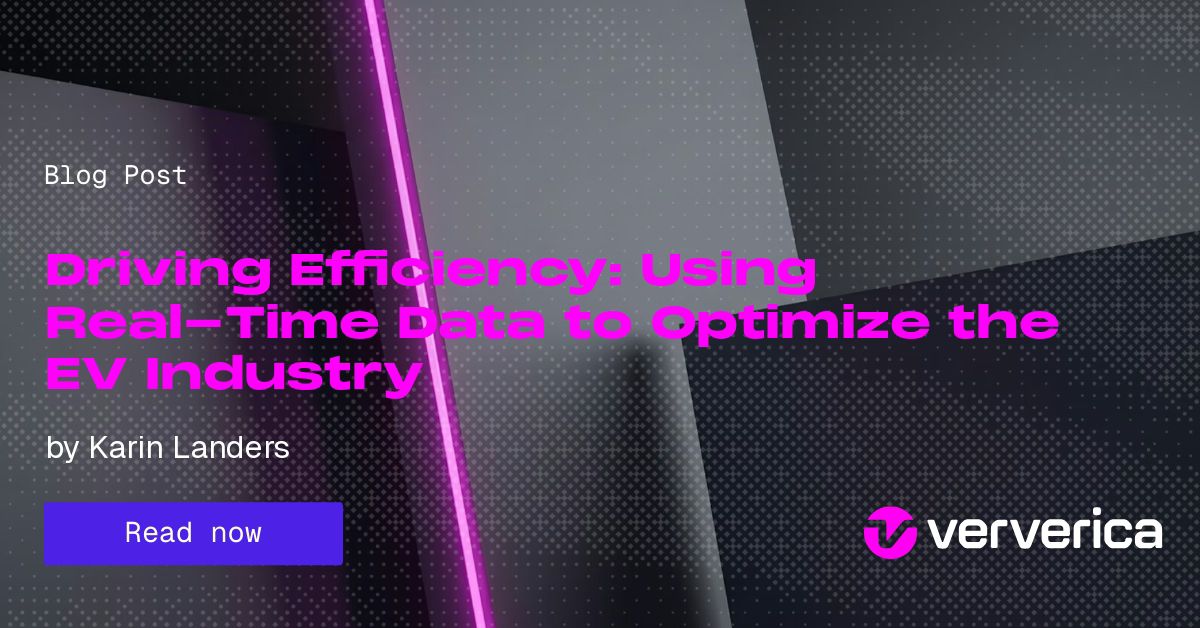 Driving Efficiency: Using Real-Time Data to Optimize the Electric Vehicle Industry