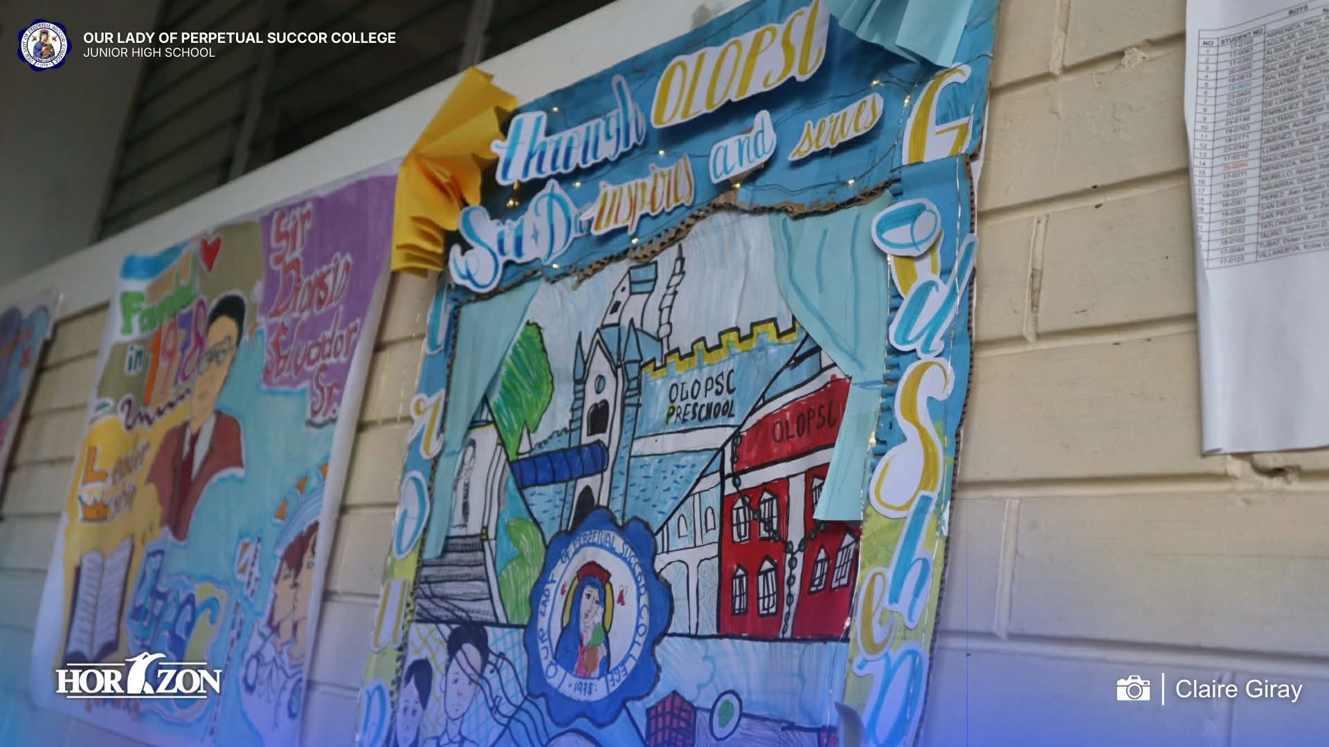 JHS Students Honor OLOPSC Founder Through Poster Tribute