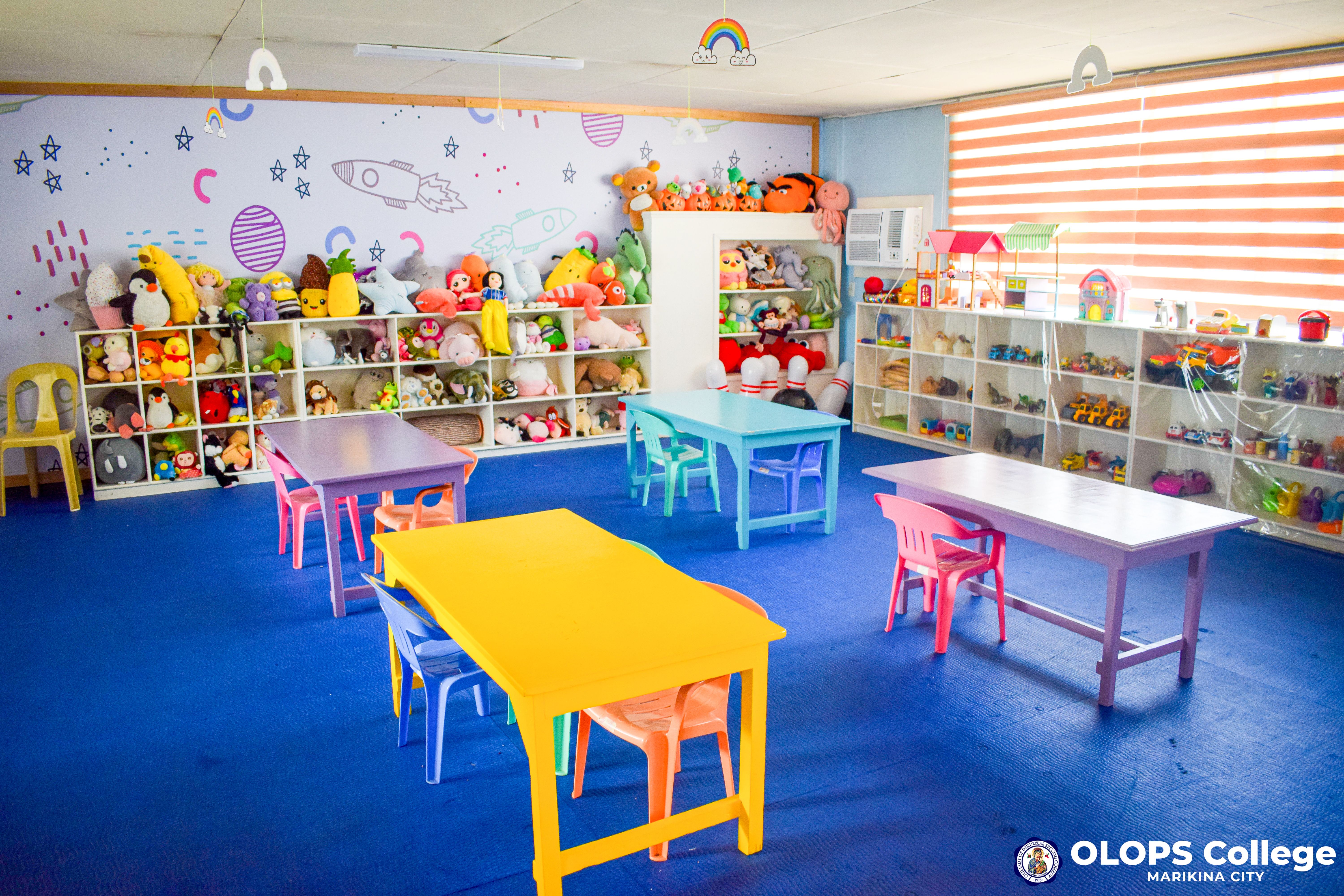 Sanitized, child-scaled OLOPSC preschool classroom