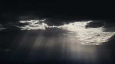 Dark and Light representing Yin and Yang