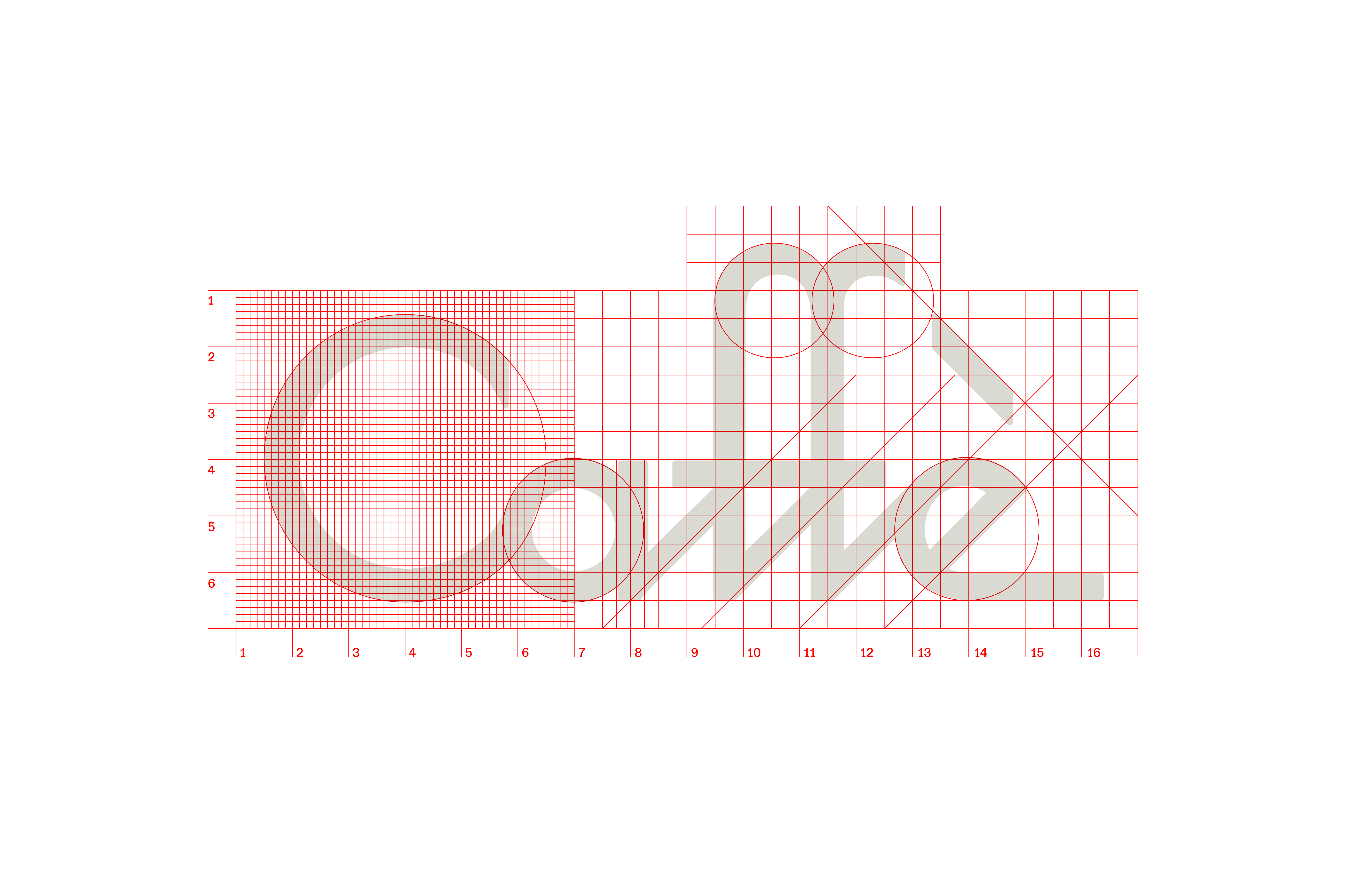 Caffè Amatrice, logo construction.