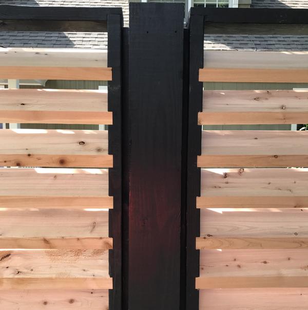 fence cedar wood joinery