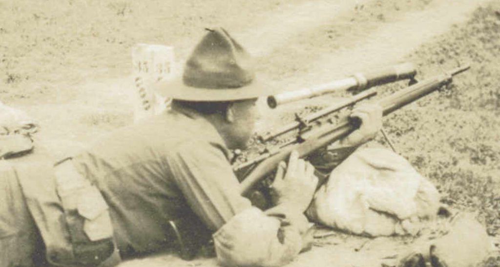 Winchester A5 rifle scope, the commercial sporting optic the Marine Corps took to the Western Front in World War I