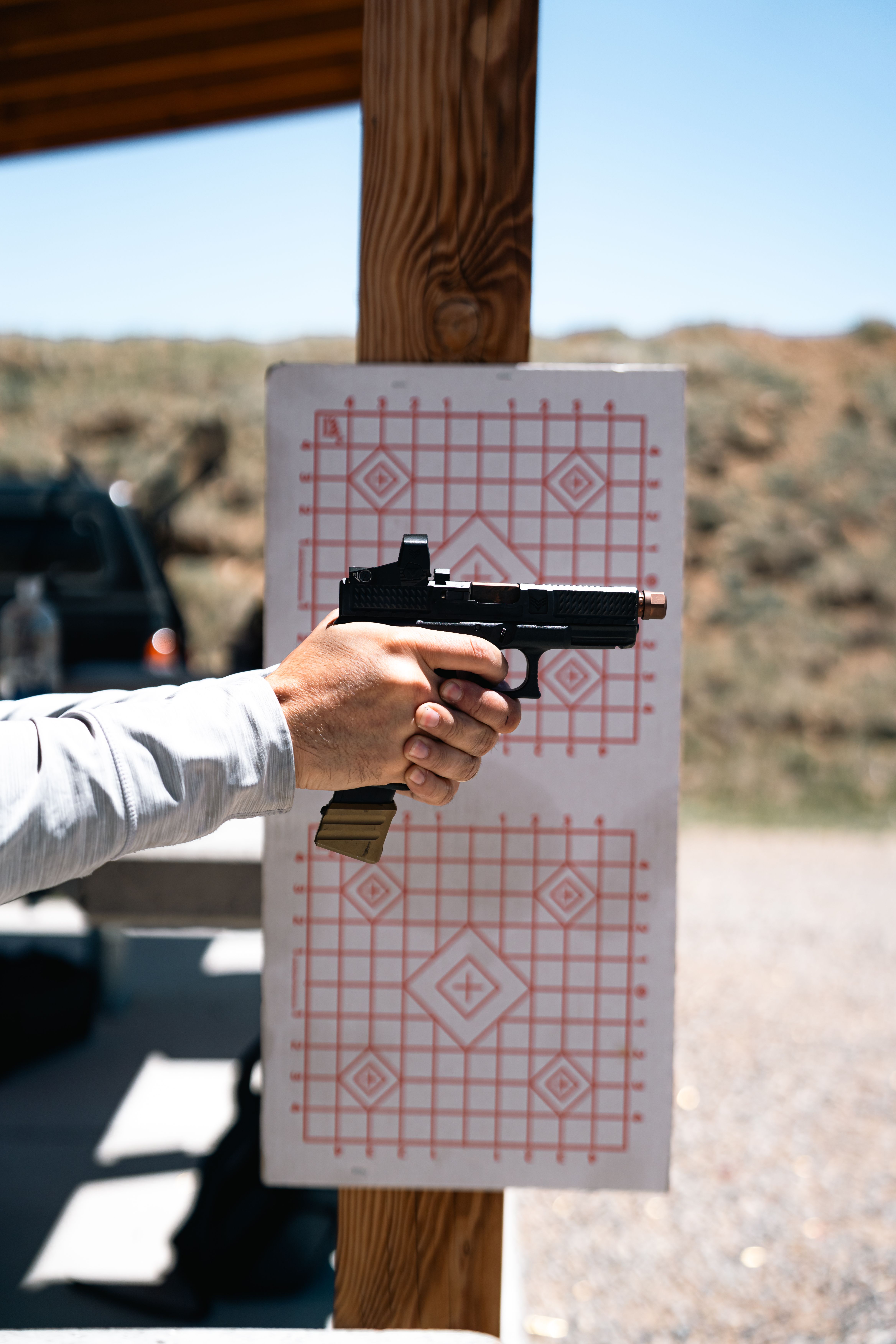 Measuring muzzle flip and recoil across different 9mm grain weights