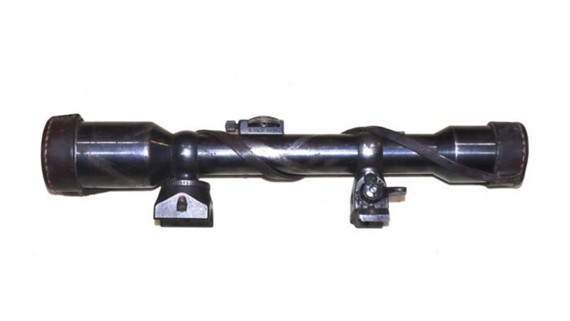 ZF39 German sniper scope, the Zeiss Zielvier 4x optic fielded by elite Wehrmacht snipers