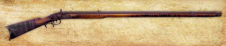 American long rifle, the Pennsylvania or Kentucky rifle