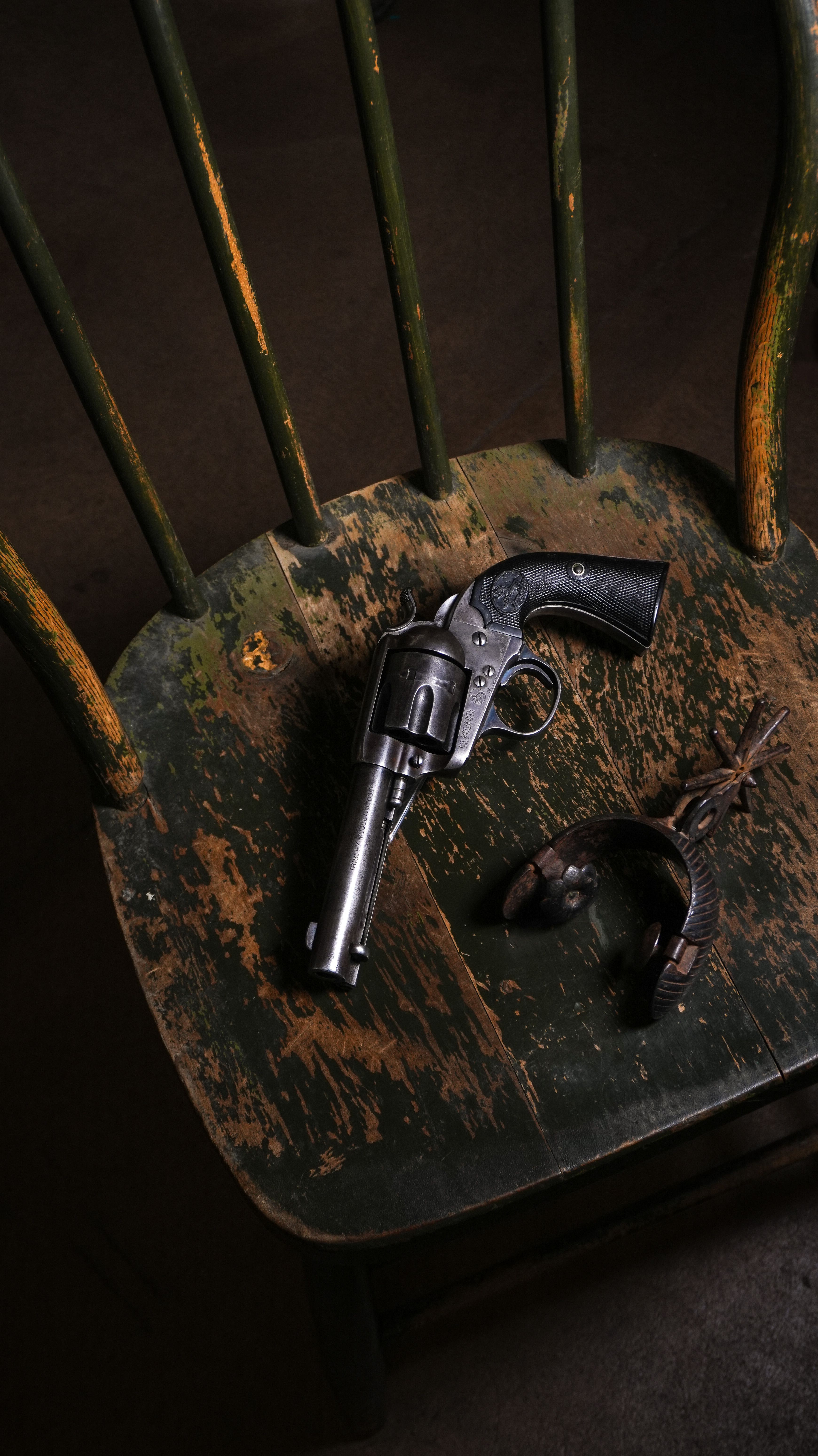 Colt Single Action Army revolver detail
