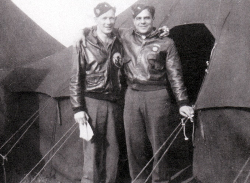 82nd Airborne paratroopers advancing in winter conditions, World War II