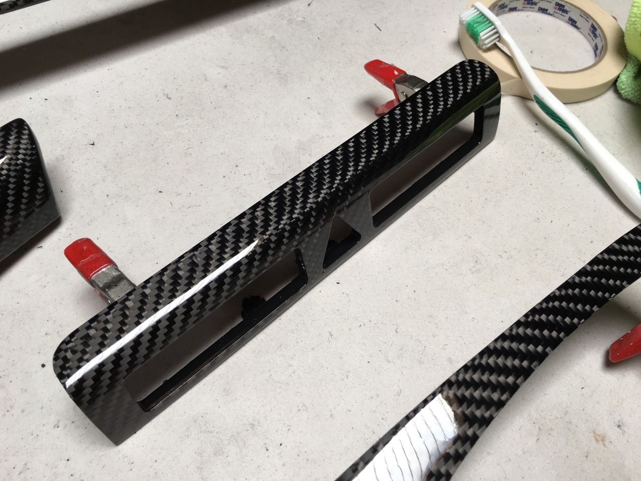 Carbon fiber trim (2)