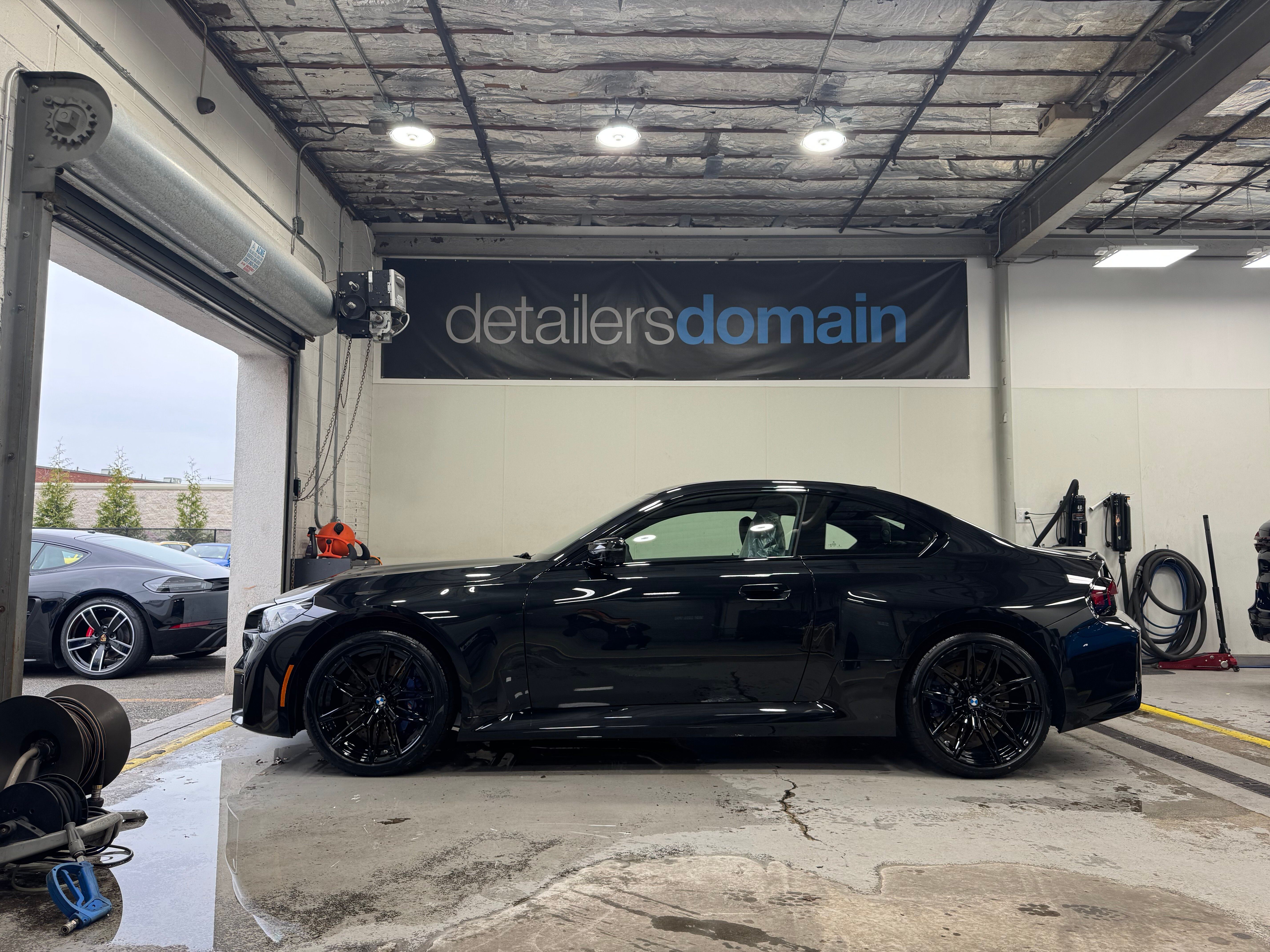 BMW G87 M2 (Black Sapphire) — finished at Detailer's Domain studio, Norwood NJ