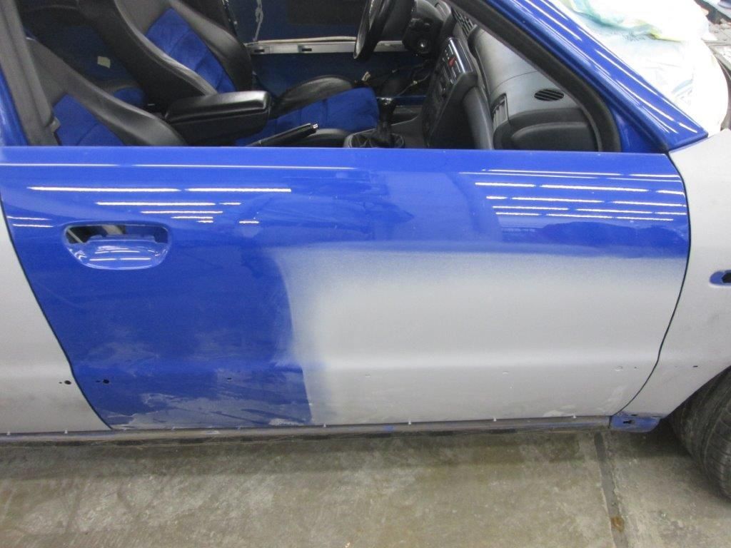 In the paint booth (21)
