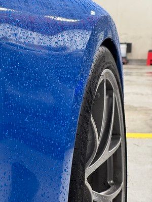Ceramic coating application by Detailer's Domain