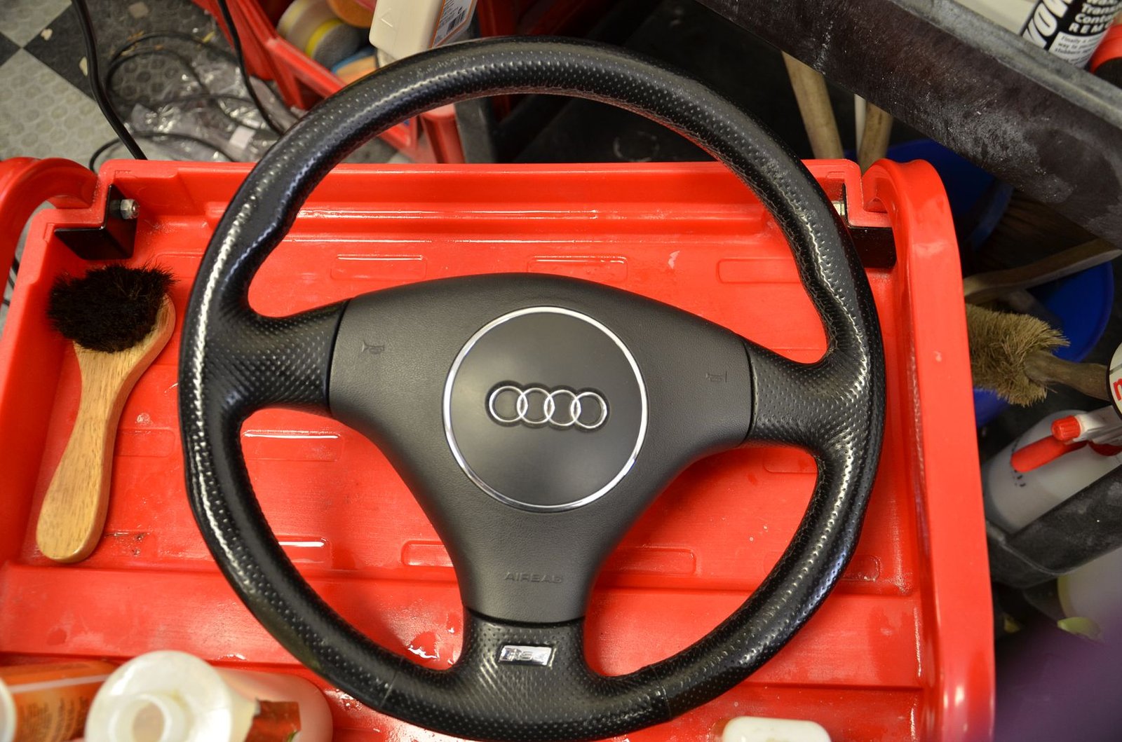 Restoring a Worn RS4 Steering Wheel, and the Rest of an Interior