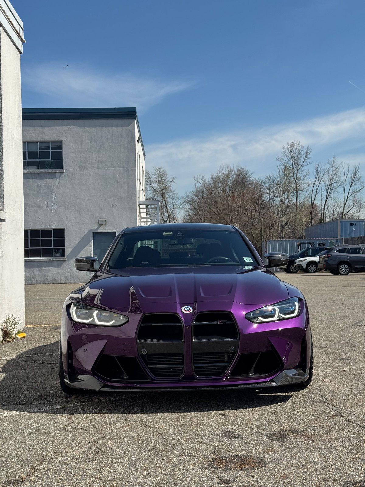 BMW G80 M3 (Daytona Violet) - Front — finished at Detailer's Domain studio, Norwood NJ
